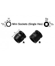 3/8" Mini Socket (Single Hex)